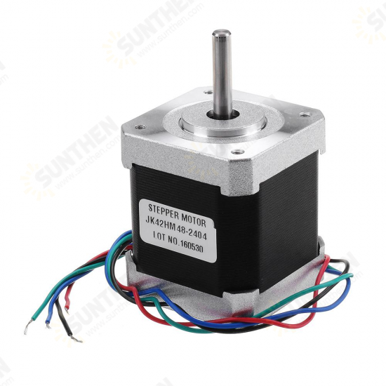 JK42HM48 0.9° 42 Hybrid Stepper Motor Two Phase 48mm 4.8kg.cm 2.4A Step Motor