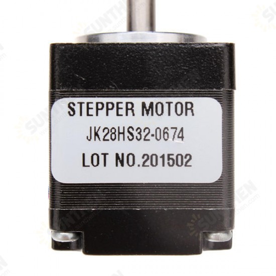 1.8°28 Hybrid Stepper Motor Two Phase 4 Wires 32mm For CNC Router