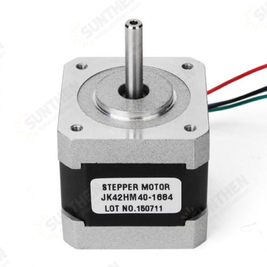 0.9 Degree 42 Two Phase Hybrid Stepper Motor 40mm 1.68A For CNC Router