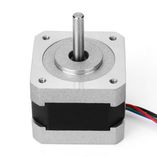 0.9 Degree 42mm Two Phase Hybrid Stepper Motor 1.33A 34mm For CNC