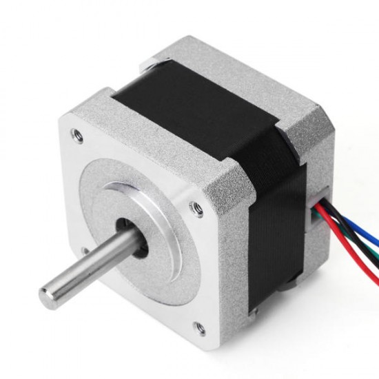 0.9 Degree 42mm Two Phase Hybrid Stepper Motor 1.33A 34mm For CNC