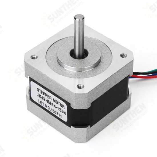 0.9 Degree 42mm Two Phase Hybrid Stepper Motor 1.33A 34mm For CNC