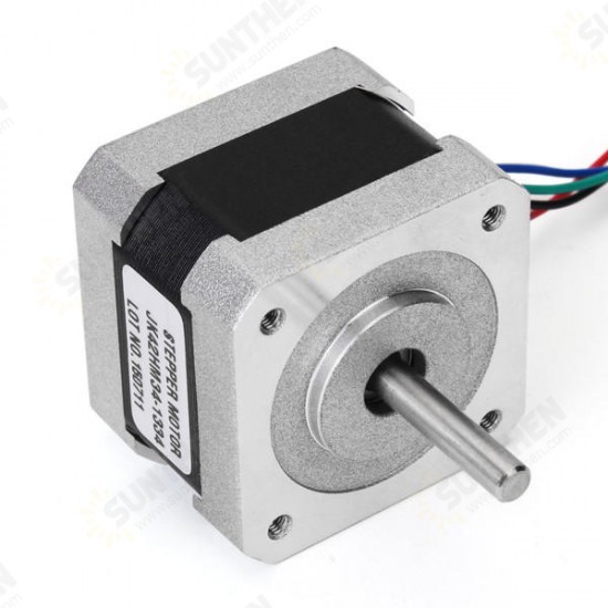 0.9 Degree 42mm Two Phase Hybrid Stepper Motor 1.33A 34mm For CNC