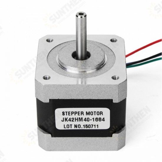 42 Two Phase Hybrid Stepper Motor 0.9 Degree 40mm 1.68A Stepper Motor for CNC Control