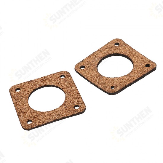 2/3mm Cork Wood Shock Absorber Anti-vibration Motor Damper for Nema 17 42mm Stepper Motor