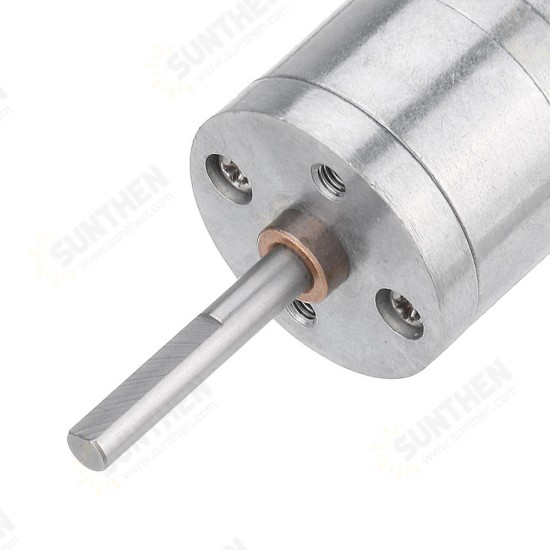 25GA370 DC 24V Micro Gear Reduction Motor 25mm Extended Shaft Gear Motor