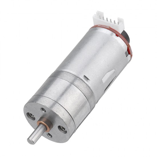 25GA370 DC 24V Micro Gear Reduction Motor with Encoder Speed Dial Reducer