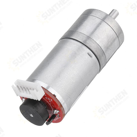 25GA370 DC 24V Micro Gear Reduction Motor with Encoder Speed Dial Reducer