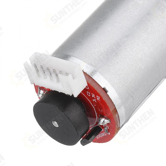 25GA370 DC 24V Micro Gear Reduction Motor with Encoder Speed Dial Reducer