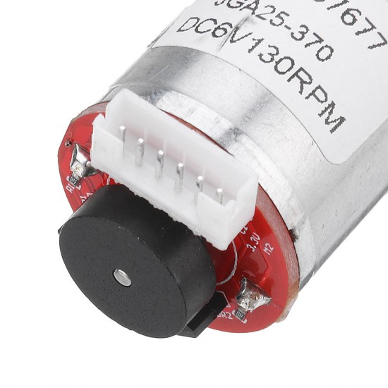 25GA370 DC 6V Micro Gear Reduction Motor with Encoder Speed Dial Reducer