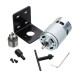 DC 12V Lathe Press 775 Motor With Miniature Hand Drill Chuck and Mounting Bracket