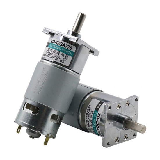 DC 24V 10/30/50/100RPM Geared Motor with bracket 775 Reversible Gear Reducer Motor