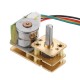 GM1024BY10 DC 5V 5/15/30RPM Micro Gear Motor 2-Phase 4-Wire Stepping Motor All Metal Gearbox