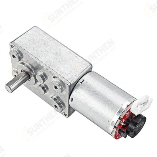 GW370 DC 6V 1/10/30/50RPM Mini-turbine Rod Geared Motor With Encoder For Automatic Sprayer