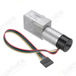JGY-370 DC 6V Reduction Gear Turbine Motor Worm Self-locking Encoder Motor Signal Feedback JGY-370 DC 6V Reduction Gear Turbine Motor Worm Self-locking Encoder Motor Signal Feedback