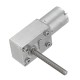 JGY370 50mm-M6 Screw Worm Gear Motor DC 12V 18/23RPM Self-locking Reduction Gear Motor JGY370 50mm-M6 Screw Worm Gear Motor DC 12V 18/23RPM Self-locking Reduction Gear Motor