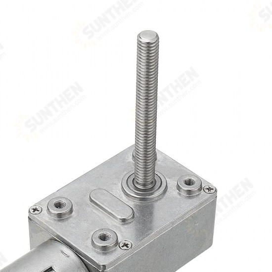 JGY370 50mm-M6 Screw Worm Gear Motor DC 12V 18/23RPM Self-locking Reduction Gear Motor JGY370 50mm-M6 Screw Worm Gear Motor DC 12V 18/23RPM Self-locking Reduction Gear Motor