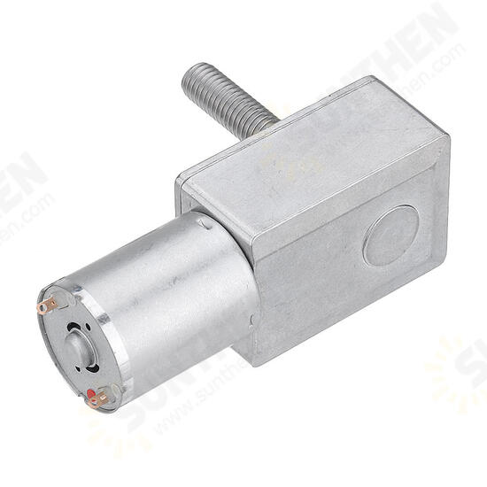 JGY370 DC 24V Self-locking Worm Gear Motor 10/30/90/150RPM Gear Turbine Reduction Motor