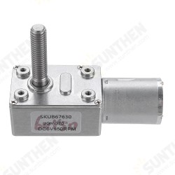 JGY370 DC 6V 10/30/90/150rpm Motor Micro Gear Turbine Worm Self-locking Reduction Gear Motor JGY370 DC 6V 10/30/90/150rpm Motor Micro Gear Turbine Worm Self-locking Reduction Gear Motor