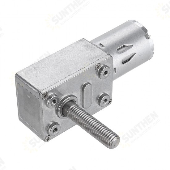 JGY370 DC 6V 10/30/90/150rpm Motor Micro Gear Turbine Worm Self-locking Reduction Gear Motor