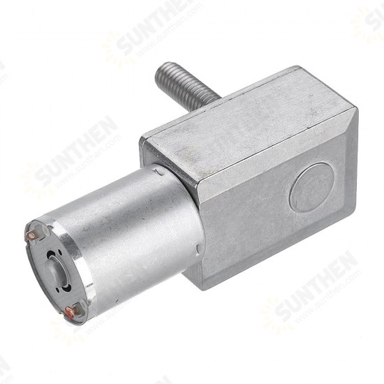 JGY370 DC 6V 10/30/90/150rpm Motor Micro Gear Turbine Worm Self-locking Reduction Gear Motor