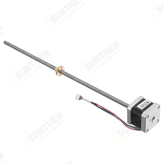 42mm Stepper Motor with T8 380mm Lead Screw for CNC Engraving Machine