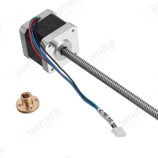 42mm Stepper Motor with T8 380mm Lead Screw for CNC Engraving Machine