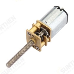 N20 DC 6V 55RPM Gear Motor M3 20mm Threaded Shaft Reduction Gear Motor