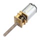 N20 DC 6V 55RPM Gear Motor M3 20mm Threaded Shaft Reduction Gear Motor N20 DC 6V 55RPM Gear Motor M3 20mm Threaded Shaft Reduction Gear Motor