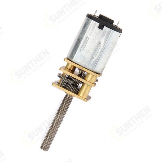 N20 DC 6V 55RPM Gear Motor M3 20mm Threaded Shaft Reduction Gear Motor N20 DC 6V 55RPM Gear Motor M3 20mm Threaded Shaft Reduction Gear Motor
