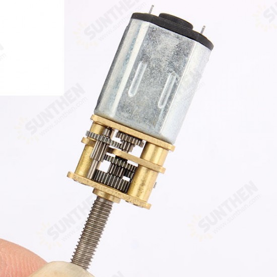 N20 DC 6V 55RPM Gear Motor M3 20mm Threaded Shaft Reduction Gear Motor N20 DC 6V 55RPM Gear Motor M3 20mm Threaded Shaft Reduction Gear Motor