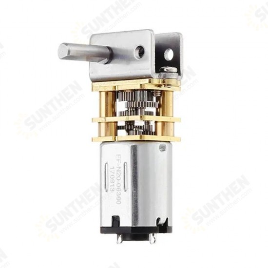 N20 DC6V Gear Motor Encoder Speed Reduction Gearbox 10/30/55/100RPM Reducer Replacement Motor