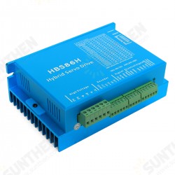NEMA34 12N.m 6A Closed Loop CNC Stepper Motor Driver Encoder 1000rpm 86HBSE12N-B32 Motor + HBS86H Diver Set NEMA34 12N.m 6A Closed Loop CNC Stepper Motor Driver Encoder 1000rpm 86HBSE12N-B32 Motor + HBS86H Diver Set