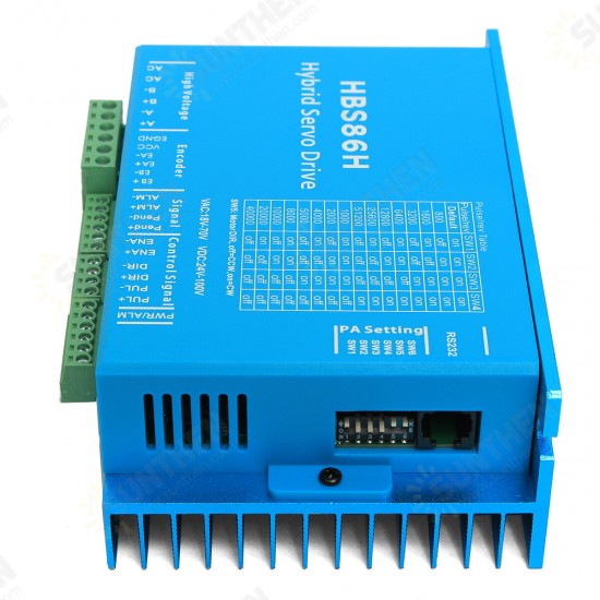 NEMA34 12N.m 6A Closed Loop CNC Stepper Motor Driver Encoder 1000rpm 86HBSE12N-B32 Motor + HBS86H Diver Set