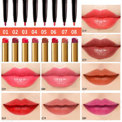2 In 1 Double Head Lip Stick Mouth Lip Liner Long Lasting Moisturizing Lip Makeup 2 In 1 Double Head Lip Stick Mouth Lip Liner Long Lasting Moisturizing Lip Makeup