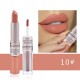 Double head non-stick cup matte matte lip gloss two-in-one matte durable bean paste does not fade dip cup lipstick female