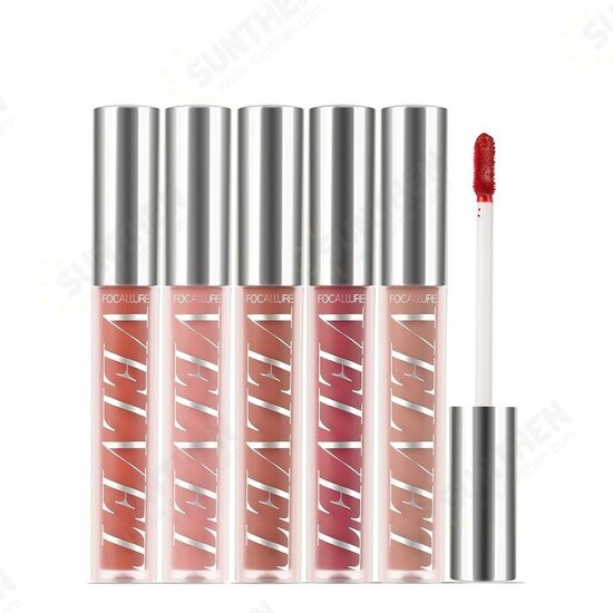 10 Colors Velvet Matte Lip Glaze Waterproof Non-Marking Lip Gloss Cosmetic