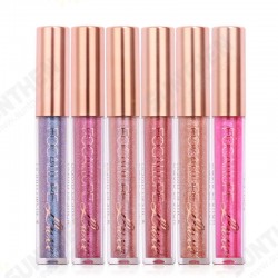 6 Colors Metallic Matte Lip Gloss Liquid Diamond Glitter Lipsticks Cosmetics Makeup 6 Colors Metallic Matte Lip Gloss Liquid Diamond Glitter Lipsticks Cosmetics Makeup