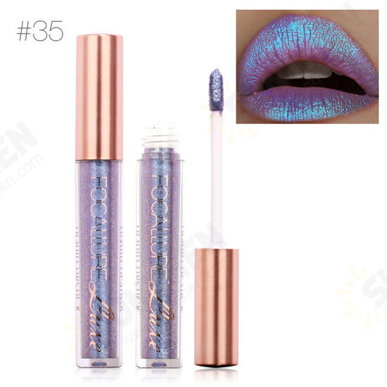 6 Colors Metallic Matte Lip Gloss Liquid Diamond Glitter Lipsticks Cosmetics Makeup