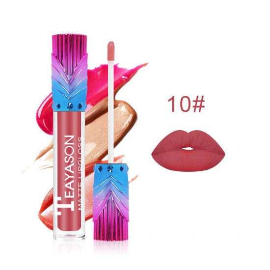 Matte Lip Gloss Long-Lasting Liquid Lip Stick Velvet Matte Lip Gloss Non Sticky Lip Makeup