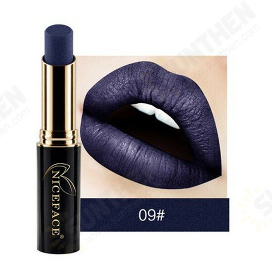 24 Colors Shimmer Matte Metallic Halloween Velvet Lip Stick Makeup Long Lasting Waterproof