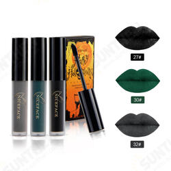 Halloween Matte Lipstick Liquid Lip Gloss Kit Suit Retro Pumpkin Nude Makeup Halloween Matte Lipstick Liquid Lip Gloss Kit Suit Retro Pumpkin Nude Makeup