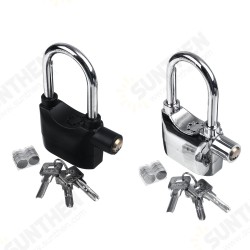 110db Alarm Padlock High Security Sirens Lock For Motorcycle Bike Bicycle Home 110db Alarm Padlock High Security Sirens Lock For Motorcycle Bike Bicycle Home