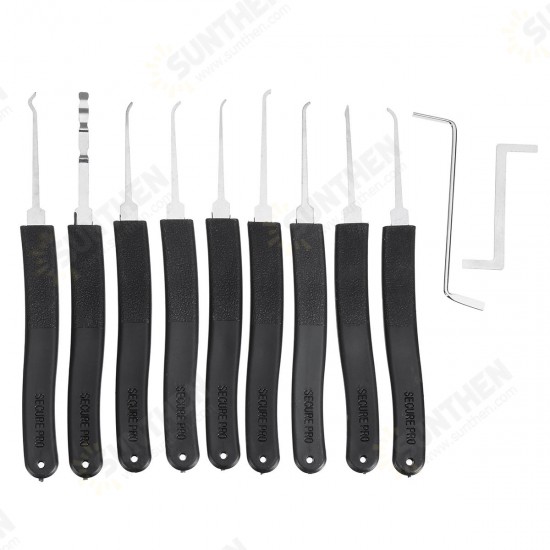 14Pcs Training Unlock Tool Skill Set Unlocking Lock Picks Set Key Transparent Practical Lock