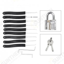 14Pcs Training Unlock Tool Skill Set Unlocking Lock Picks Set Key Transparent Practical Lock 14Pcs Training Unlock Tool Skill Set Unlocking Lock Picks Set Key Transparent Practical Lock