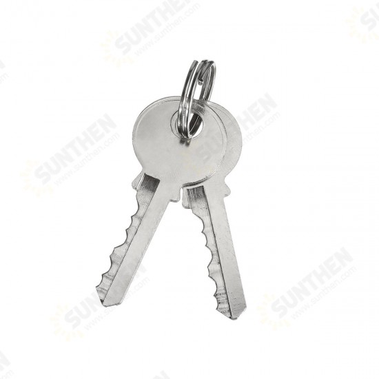 14Pcs Training Unlock Tool Skill Set Unlocking Lock Picks Set Key Transparent Practical Lock