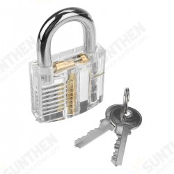 15Pcs/Set Lock Training Skill Set Clear Practice Padlock Tools Locks Key Kits 15Pcs/Set Lock Training Skill Set Clear Practice Padlock Tools Locks Key Kits