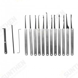 15Pcs/Set Lock Training Skill Set Clear Practice Padlock Tools Locks Key Kits 15Pcs/Set Lock Training Skill Set Clear Practice Padlock Tools Locks Key Kits