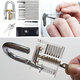 15Pcs/Set Lock Training Skill Set Clear Practice Padlock Tools Locks Key Kits