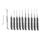 24Pcs/Set Lock Training Skill Set Clear Practice Padlock Tools Locks Key Kits